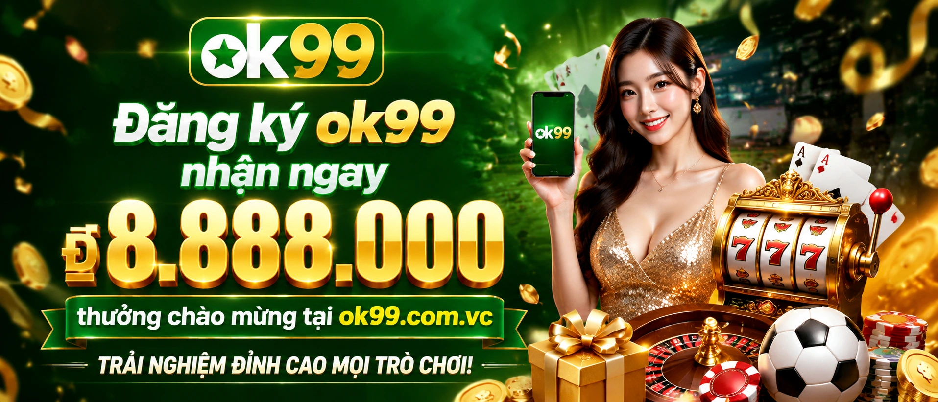 ok99 giao diện trang chủ trên điện thoại