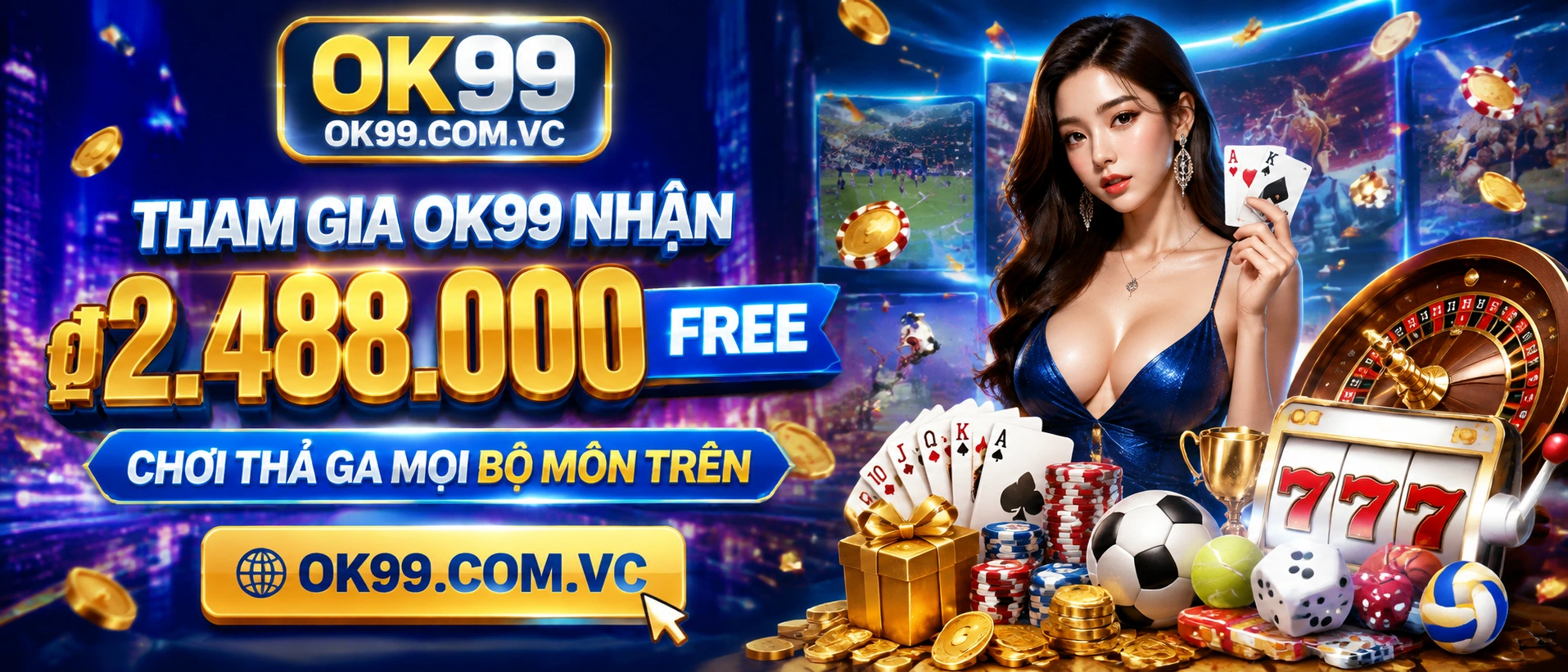 Giao diện mobile tối ưu cho ok99